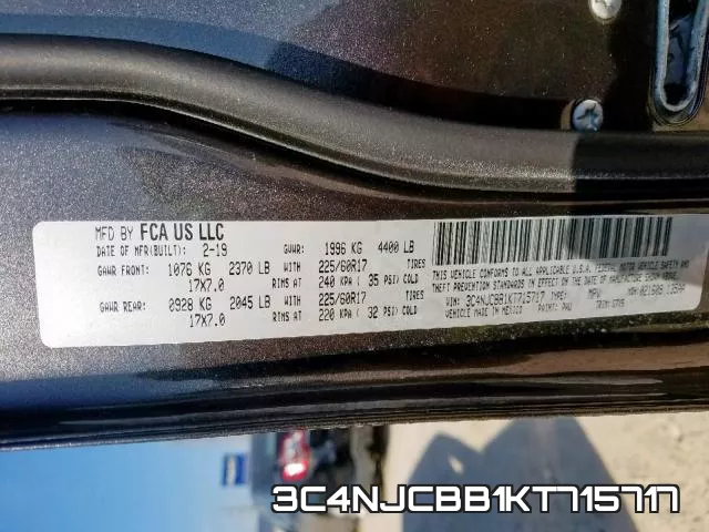 3C4NJCBB1KT715717 фото 2