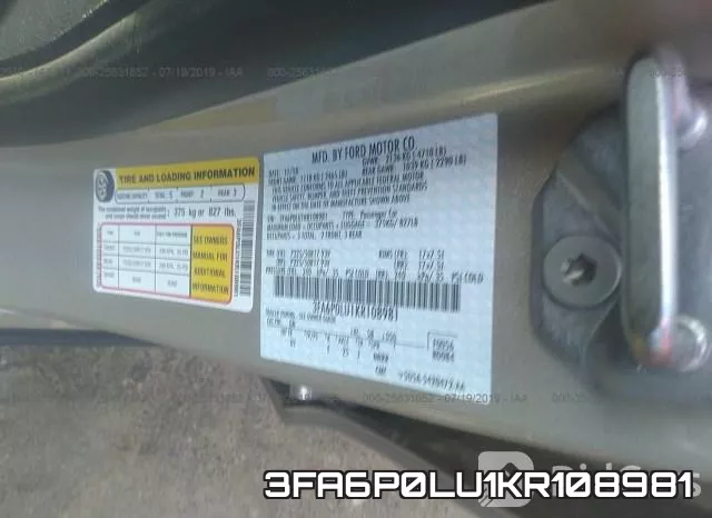 3FA6P0LU1KR108981 фото 10