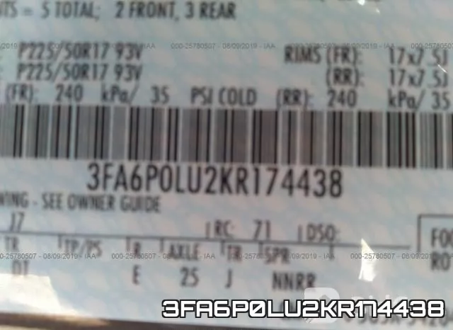 3FA6P0LU2KR174438 фото 10