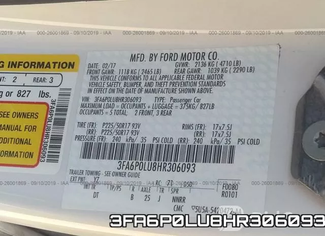 3FA6P0LU8HR306093 фото 10