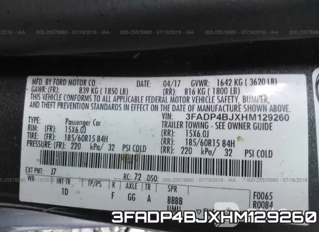 3FADP4BJXHM129260 фото 10