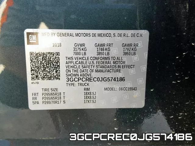 3GCPCREC0JG574186 фото 2