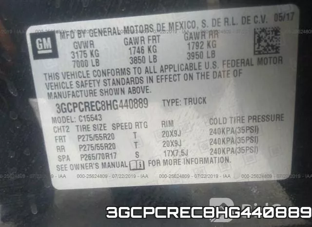 3GCPCREC8HG440889 фото 10