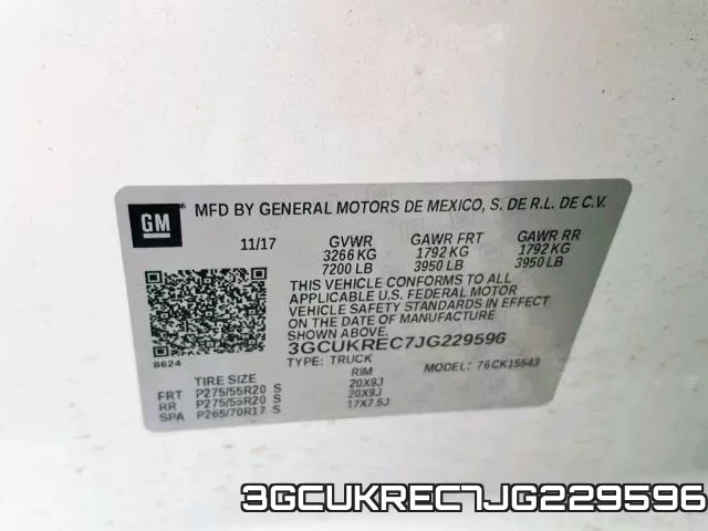3GCUKREC7JG229596 фото 2