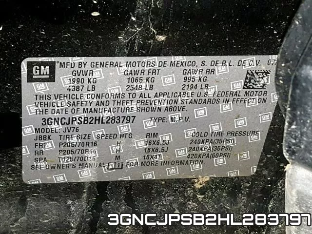 3GNCJPSB2HL283797 фото 2