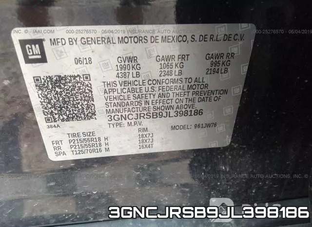 3GNCJRSB9JL398186 фото 10