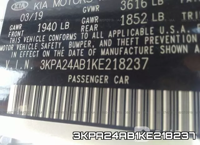 3KPA24AB1KE218237 фото 10