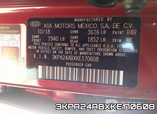 3KPA24ABXKE170608 фото 10