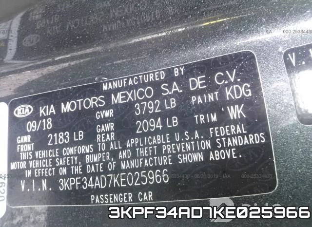 3KPF34AD7KE025966 фото 10