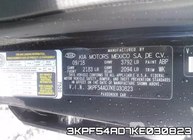 3KPF54AD7KE030823 фото 10