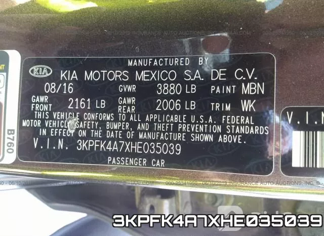 3KPFK4A7XHE035039 фото 10