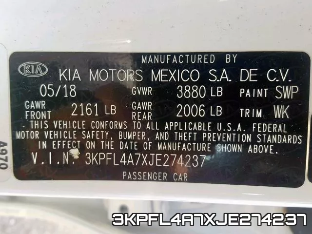 3KPFL4A7XJE274237 фото 2