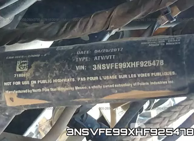3NSVFE99XHF925478 фото 2