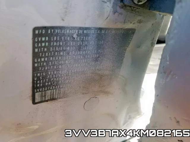 3VV3B7AX4KM082165 фото 2