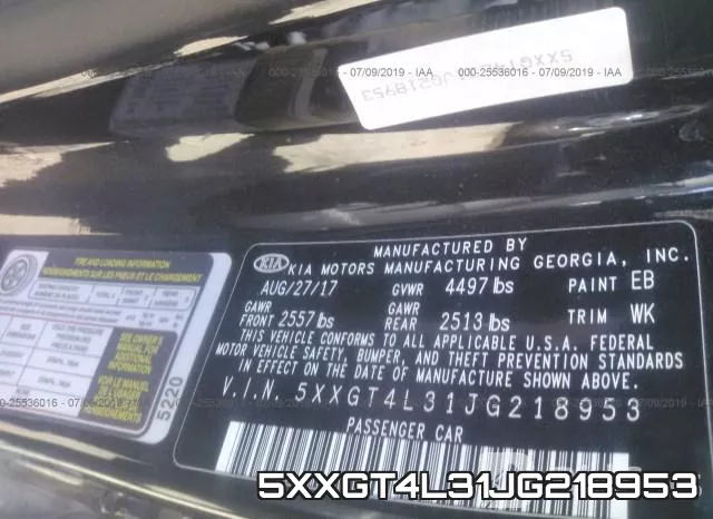 5XXGT4L31JG218953 фото 10