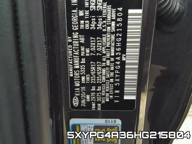 5XYPG4A36HG215804 фото 2