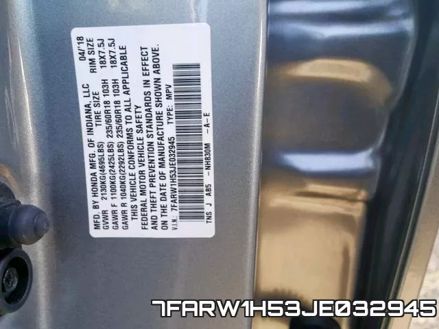 7FARW1H53JE032945 фото 2