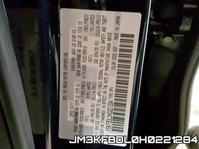 JM3KFBDL0H0221284 фото 2
