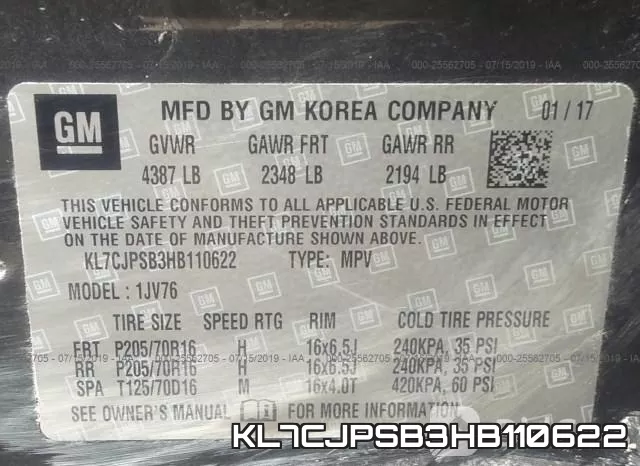KL7CJPSB3HB110622 фото 10