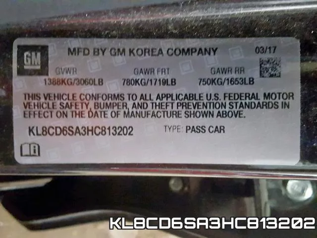 KL8CD6SA3HC813202 фото 2