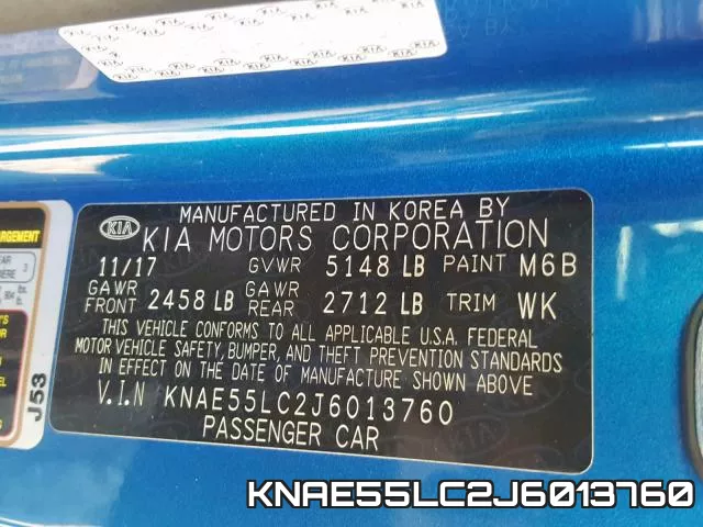 KNAE55LC2J6013760 фото 2