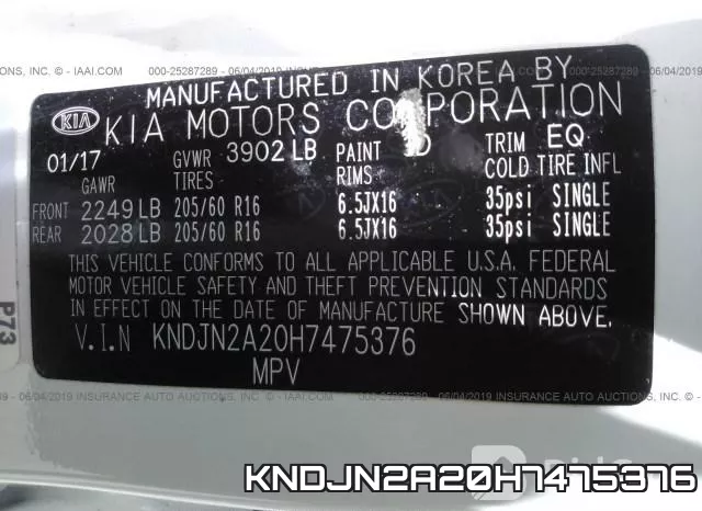 KNDJN2A20H7475376 фото 10