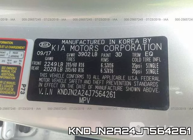 KNDJN2A24J7564261 фото 9
