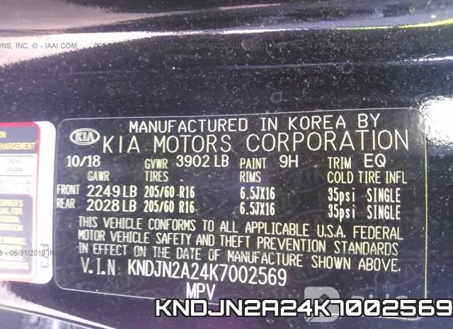 KNDJN2A24K7002569 фото 10