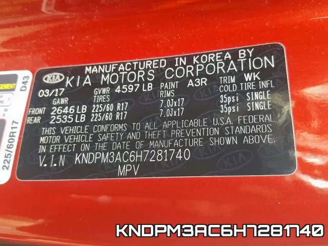 KNDPM3AC6H7281740 фото 2