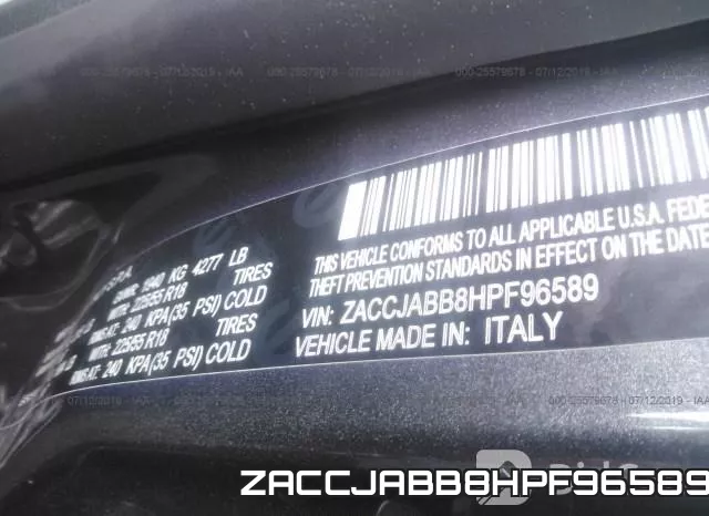 ZACCJABB8HPF96589 фото 10