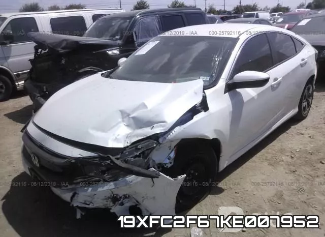 19XFC2F67KE007952 фото 3