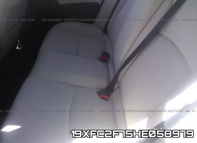 19XFC2F75HE058979 фото 9