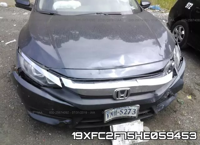 19XFC2F75HE059453 фото 7