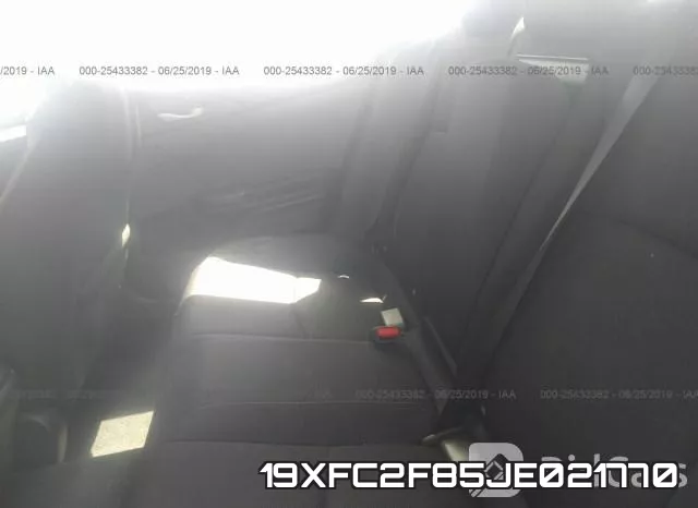 19XFC2F85JE021770 фото 9