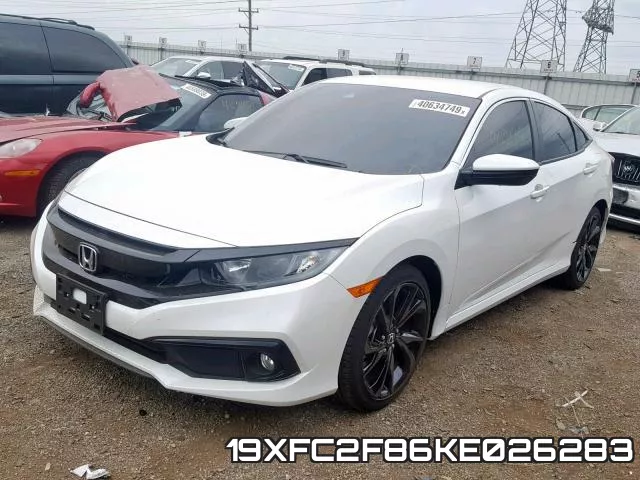 19XFC2F86KE026283 фото 3