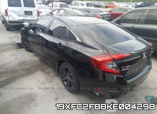 19XFC2F88KE004298 фото 4