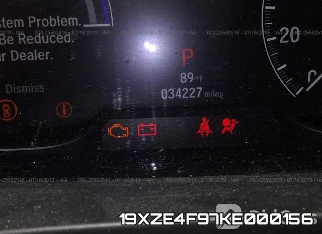 19XZE4F97KE000156 фото 8