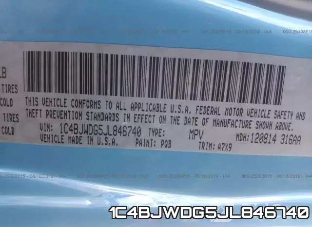 1C4BJWDG5JL846740 фото 10