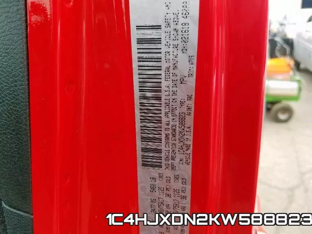 1C4HJXDN2KW588823 фото 2