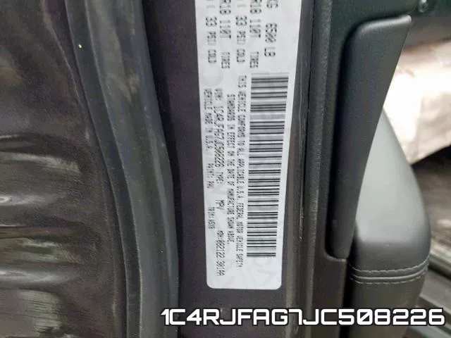 1C4RJFAG7JC508226 фото 2