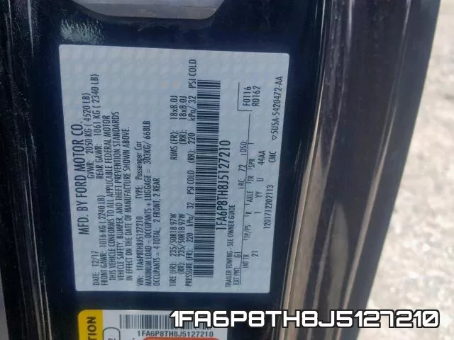 1FA6P8TH8J5127210 фото 2