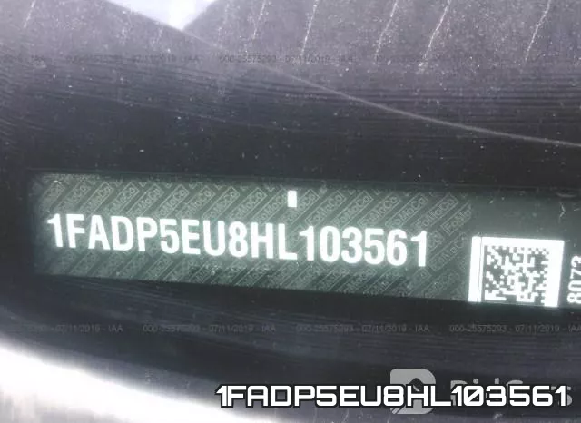 1FADP5EU8HL103561 фото 10