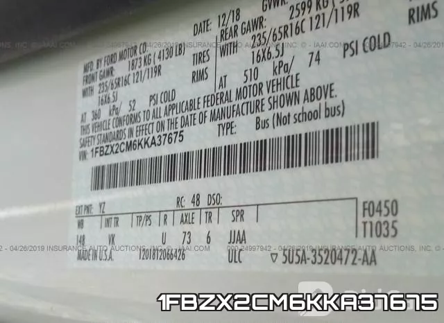 1FBZX2CM6KKA37675 фото 10
