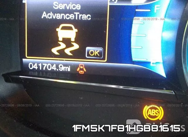 1FM5K7F81HGB81615 фото 8