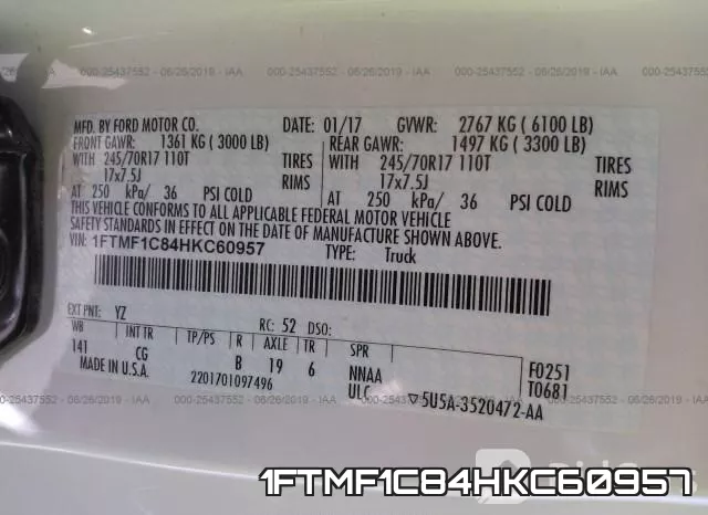 1FTMF1C84HKC60957 фото 10