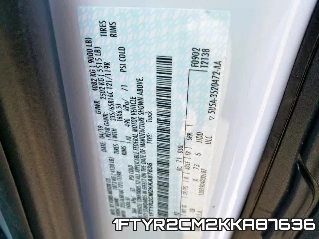 1FTYR2CM2KKA87636 фото 2