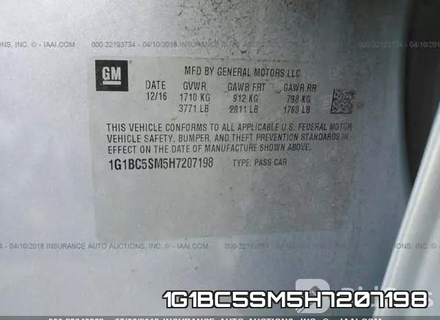 1G1BC5SM5H7207198 фото 10