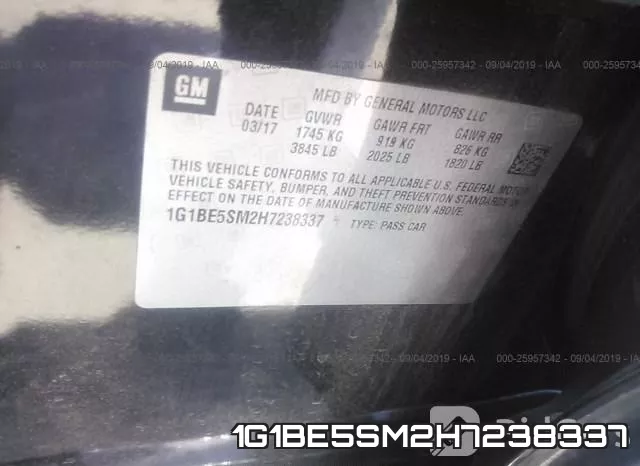 1G1BE5SM2H7238337 фото 10