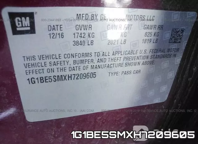 1G1BE5SMXH7209605 фото 10