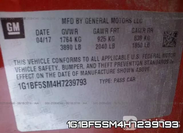 1G1BF5SM4H7239793 фото 10